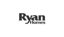 Ryan Homes Black and White Logo